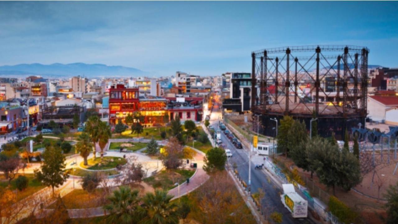 D&E Technopolis Apartments Athens Luaran gambar